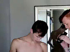 Old grannies with young man movie gay Pool Cues And sack of babymakers At The prepared