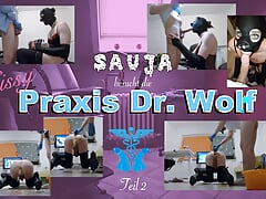 Dr. Prof. Wolf Part 2 - My first visit at the Sissy-Doctor with examination