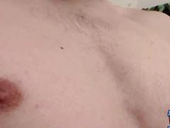 Straightie jerks off and cums solo