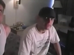 Twink seduced by two older guys