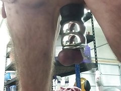 Heavy Ball Stretch with Big Plug