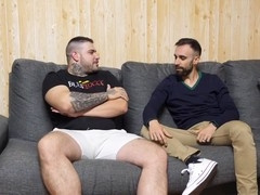 My straight buddy tries anal for the first time with me