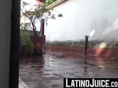 LatinoJuice.com - Long haired employee Cain bred hard after jerking his long dick