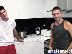 AmateursDoIt - Cute guy fucks stud with monster cock then blows his load