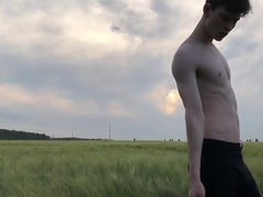 Step Son Ran Away From Home & Cute Boy Jerking Off Outdoor With Gay Boy