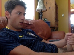 Soccer Boy Shoots And Eats