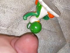 The small yoshi toy that needs my cum everyday