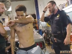 Dominant police officers demolish submissive husky in hardcore gay action