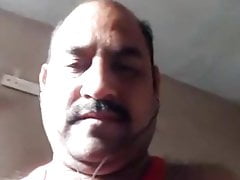 Indian old man show his dick