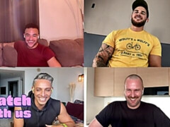 Watch-along gay porn party with Ty Mitchell and others
