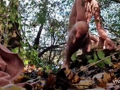 He Shows Himself In The Middle Of Nature And He Dildoes Himself With A Zucchini To Make Himself Feel Good
