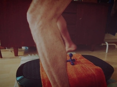 Vibing Powerplate Buttfuck Ejaculation Spunk