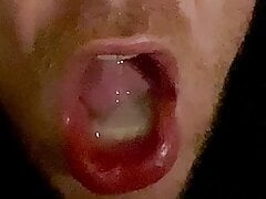 Swallow my own cum 3 loads thawed out
