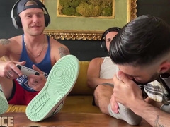 Colt Spence and Pal Derek Get After Gym Service Sesh from Nick Charms