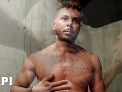 Gay muscle, analingus, ass licking