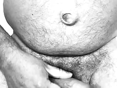 Another horny hairy Oldie jerk off