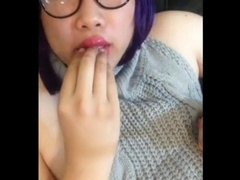 8 Asian Sissy Jerking off in VKS Sweater 3