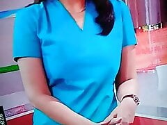 News anchor Neha batham  nusty cumtribute