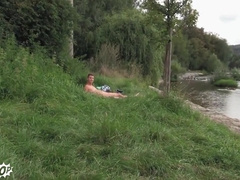 I Found A Beautiful Spot At The Sazava River Ideal For A Nice Summer Relax And Offer Him Thicc Cock