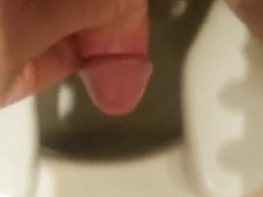 1st recording in public douche - jizz shot