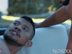 Things get wet and wild after Dillon Diaz joins us for intense dick sucking and ass f