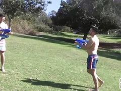 Sweet release for cuties Manny and Tanner