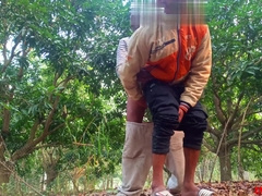 Desi pillow-biter fuck-fest on Public Place - Outside ass bandit hump with older stud - Zm Official