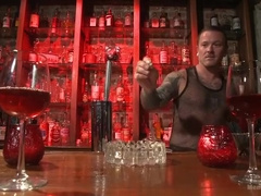 Max Cameron And Jessie Colter - Creepy Bartender Punished By Edging