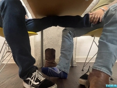 Matt Gives Ryder And Milus Slinger Some Sole Vibrations