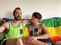 Kinky couple record their ass drilling