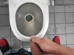 Pissing in public toilete in Finland