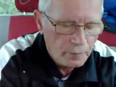 Older man cruise in car 5