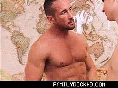 dad Catches sonny Smoking And Gets humped