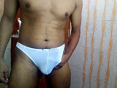 Soloboy, white-underwear, wank
