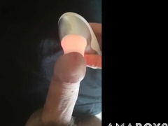 Womanizer male moaning intense orgasm 4