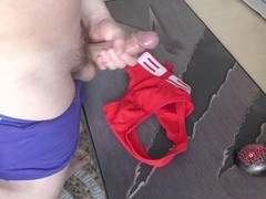 Cum on my man's underwear - ARTEM SUCHKOV