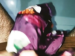 Satin silk handjob porn - Cum on bhabhi suit (98)