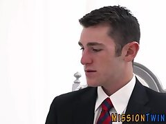 Mormon elder gobbles bishops cock
