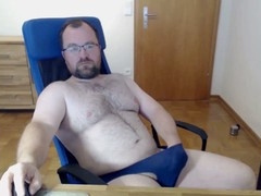 German newbie from Europe tries first time experience with an average cock