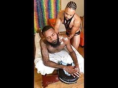 Homoerotic massage from a straight guy