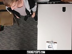YoungPerps - Straight boy tricked into getting fucked by mall cop