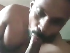Sri Lankan Gay sucking big cock