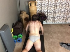 Worshipping that exercise booty with some fart JOI featuring Adam Castle