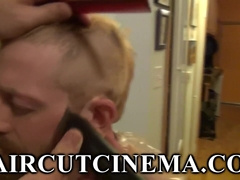 HaircutCinema.com - Ash-Blonde Mohawk (total Flick)