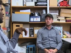 YoungPerps-Hot Black Security Officer Fucks Another Officer