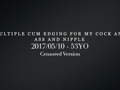 CHINESE ARSE BANDIT FAUX-COCK RAIL EDGING 2017/05/10 - 53YO GO KATSUMOTO