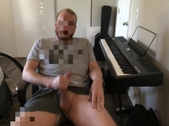 Stepbro Fapping Off Large Fuck-stick