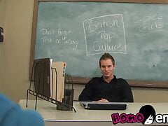 Adrian Layton seduces and fucked by teacher Tyler Andrews