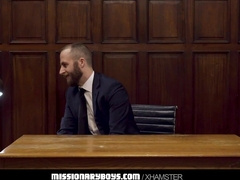 MormonBoyz - Strung up Missionary Guy Gets Pummeled In The Douche