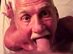 Homosexual, young cock, sucking grandpa